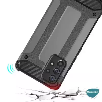 Microsonic Samsung Galaxy A33 5G Kılıf Rugged Armor Kırmızı