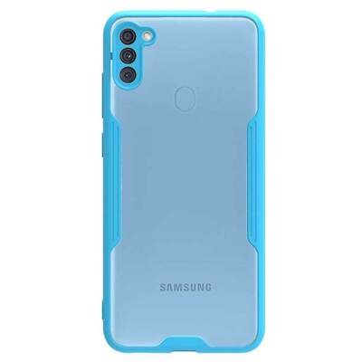 Microsonic Samsung Galaxy M11 Kılıf Paradise Glow Turkuaz