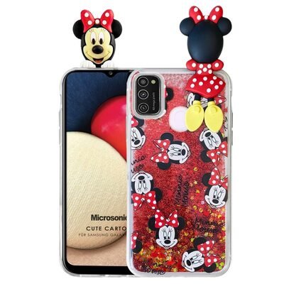 Microsonic Samsung Galaxy M30s Kılıf Cute Cartoon Minnie Mouse