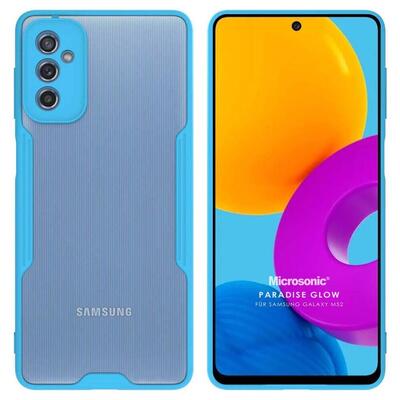 Microsonic Samsung Galaxy M52 Kılıf Paradise Glow Turkuaz