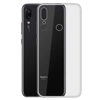 Caseup Xiaomi Redmi Note 7 Pro Kılıf Transparent Soft Beyaz