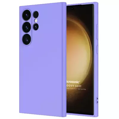 Microsonic Samsung Galaxy S25 Ultra Kılıf Groovy Soft Lila