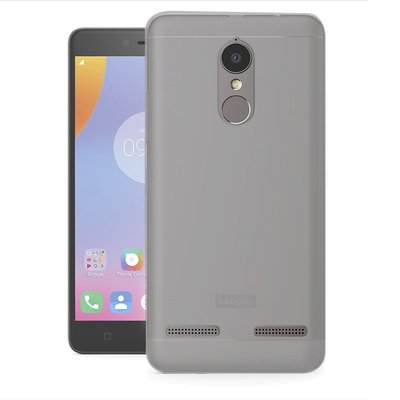 Microsonic Lenovo Vibe K6 Kılıf Transparent Soft Siyah