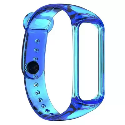 Microsonic Samsung Galaxy Fit 2 R220 Kordon Transparent Clear Band Mavi