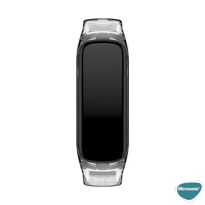 Microsonic Samsung Galaxy Fit 2 R220 Kordon Transparent Clear Band Mavi