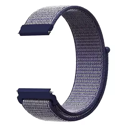 Microsonic Garmin Vivoactive 3 Hasırlı Kordon Woven Sport Loop Mor