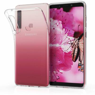 Caseup Samsung Galaxy A9 2018 Kılıf Transparent Soft Beyaz