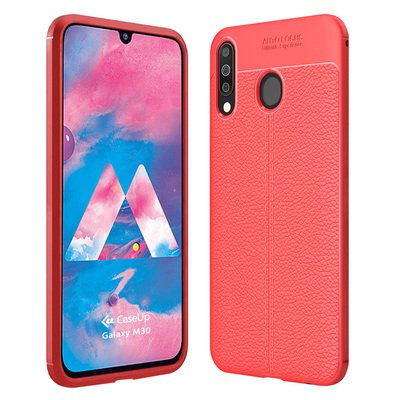 CaseUp Samsung Galaxy M30 Kılıf Niss Silikon Kırmızı