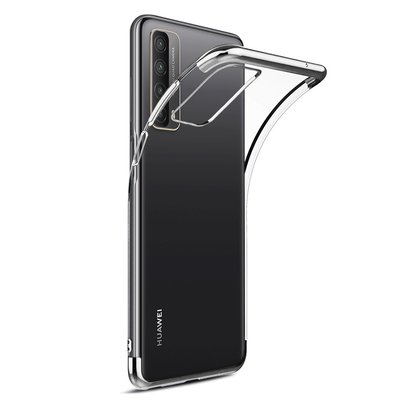 Microsonic Huawei P Smart 2021 Kılıf Skyfall Transparent Clear Gümüş