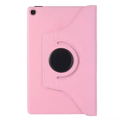 Microsonic Samsung Galaxy Tab A 10.1'' T510 Kılıf 360 Rotating Stand Deri Açık Pembe