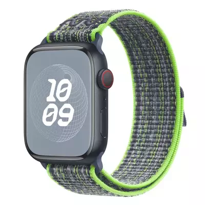 Microsonic Apple Watch Series 7 41mm Kordon Terra Sport Loop Yeşil