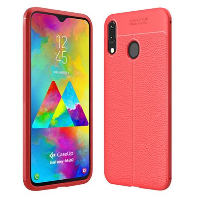 CaseUp Samsung Galaxy M20 Kılıf Niss Silikon Kırmızı