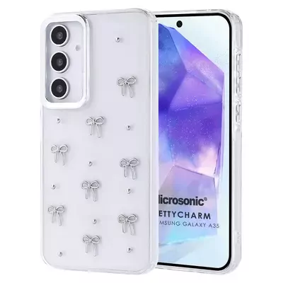 Microsonic Samsung Galaxy A35 Kılıf PrettyCharm Bow