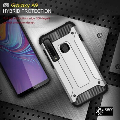 Caseup Samsung Galaxy A9 2018 Kılıf Tank Mavi