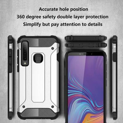 Caseup Samsung Galaxy A9 2018 Kılıf Tank Mavi