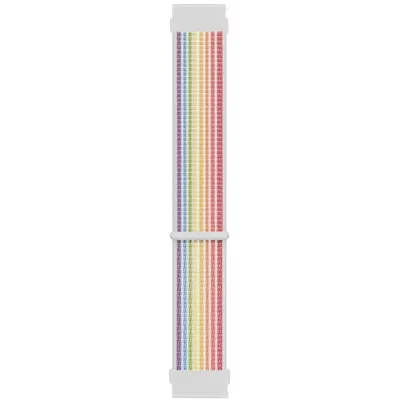 Microsonic Amazfit GTS 2 42mm Hasırlı Kordon Woven Sport Loop Pride Edition