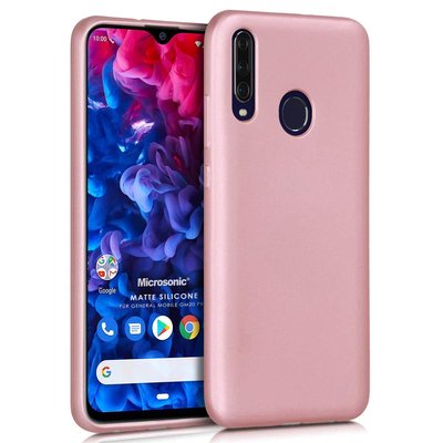 Microsonic General Mobile GM 20 Pro Kılıf Matte Silicone Rose Gold