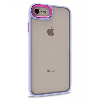 Microsonic Apple iPhone SE 2022 Kılıf Bright Planet Lila