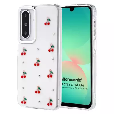 Microsonic Samsung Galaxy A26 Kılıf PrettyCharm Cherry