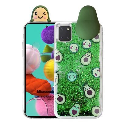 Microsonic Samsung Galaxy A81 Kılıf Cute Cartoon Avakado