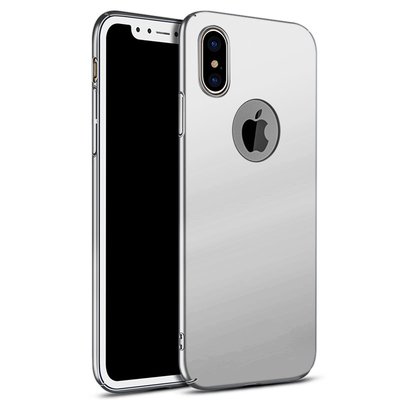 Microsonic Apple iPhone XS Kılıf Premium Slim Gümüş