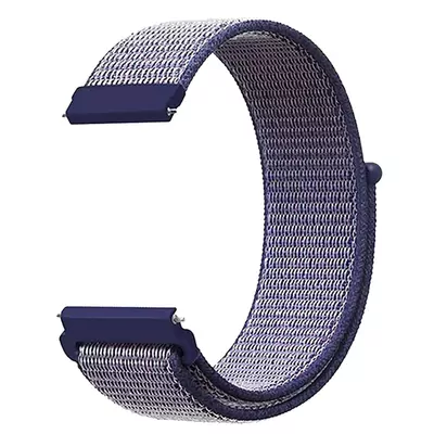 Microsonic Huawei Watch 5 46mm Hasırlı Kordon Woven Sport Loop Mor
