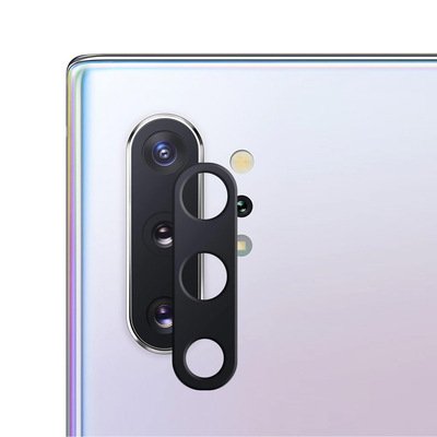 Microsonic Samsung Galaxy Note 10 Plus Kamera Lens Koruyucu Siyah