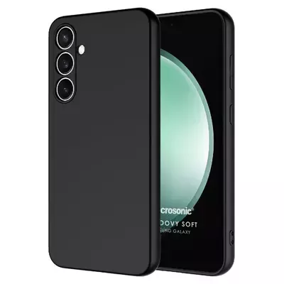 Microsonic Samsung Galaxy S25 Plus Kılıf Groovy Soft Siyah
