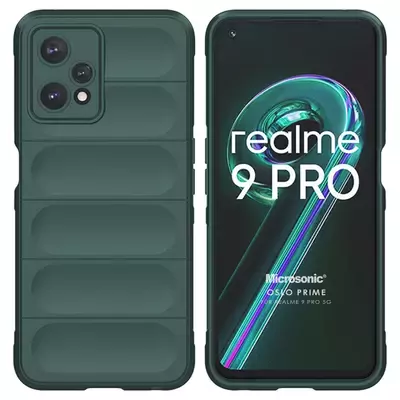 Microsonic Realme 9 Pro 5G Kılıf Oslo Prime Yeşil