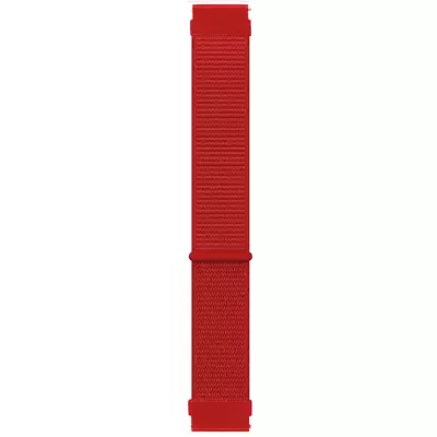 Microsonic Amazfit GTS 2 42mm Hasırlı Kordon Woven Sport Loop Kırmızı