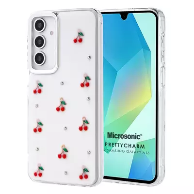 Microsonic Samsung Galaxy A16 Kılıf PrettyCharm Cherry