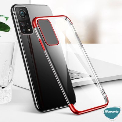 Microsonic Xiaomi Mi 10T Pro Kılıf Skyfall Transparent Clear Mavi