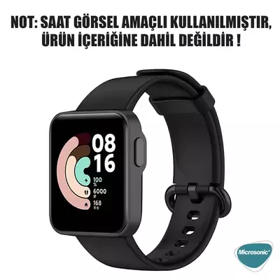 Microsonic Xiaomi Mi Watch Lite Kordon, Silicone Sport Band Turuncu