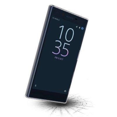 CaseUp Sony Xperia Xz Premium Kılıf Transparent Soft Beyaz