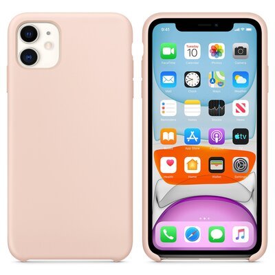 Microsonic Apple iPhone 11 Kılıf Liquid Lansman Silikon Kum Pembesi