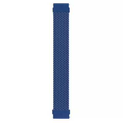 Microsonic Huawei Watch 5 46mm Kordon, (Large Size, 165mm) Braided Solo Loop Band Lacivert