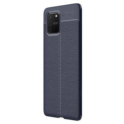 CaseUp Samsung Galaxy A91 Kılıf Niss Silikon Lacivert