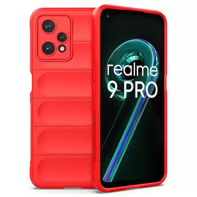 Microsonic Realme 9 Pro 5G Kılıf Oslo Prime Kırmızı