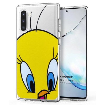 Microsonic Samsung Galaxy Note 10 Desenli Kılıf Sevimli Civciv