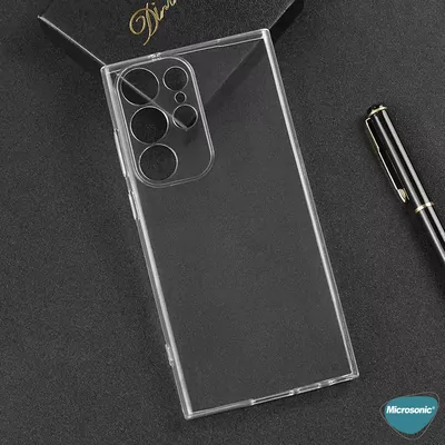 Microsonic Samsung Galaxy S25 Ultra Kılıf Transparent Soft Şeffaf