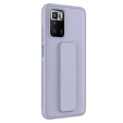 Microsonic Xiaomi Redmi Note 11 4G Kılıf Hand Strap Gri