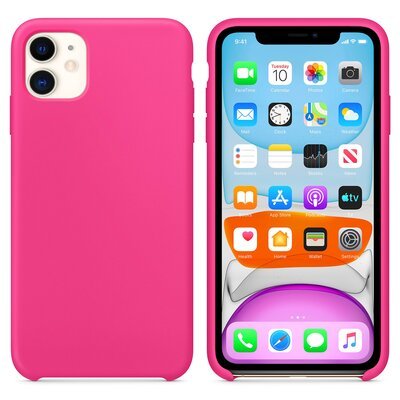 Microsonic Apple iPhone 11 Kılıf Liquid Lansman Silikon Pitaya