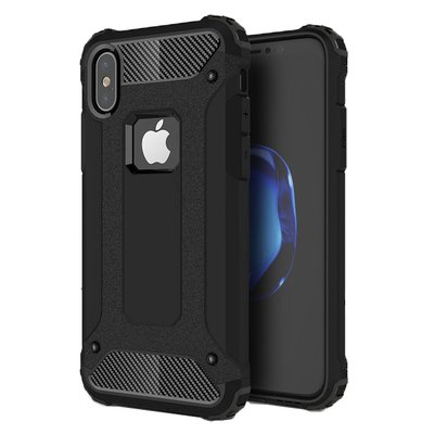 Microsonic Apple iPhone XS Kılıf Rugged Armor Siyah