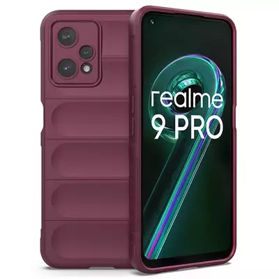 Microsonic Realme 9 Pro 5G Kılıf Oslo Prime Bordo