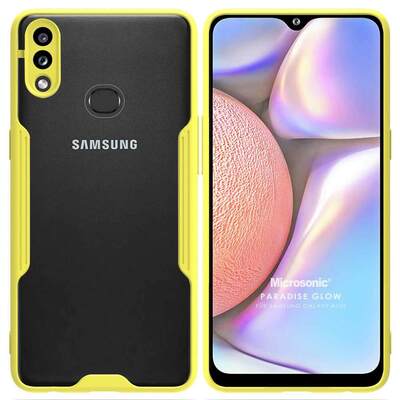 Microsonic Samsung Galaxy A10S Kılıf Paradise Glow Sarı