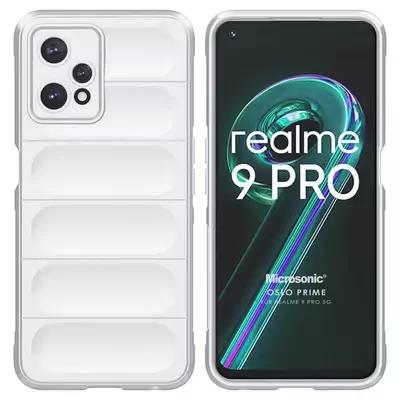 Microsonic Realme 9 Pro 5G Kılıf Oslo Prime Beyaz