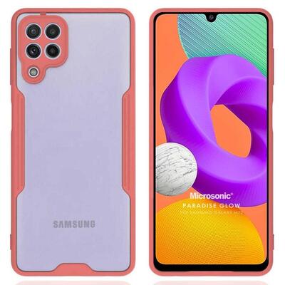 Microsonic Samsung Galaxy M22 Kılıf Paradise Glow Pembe