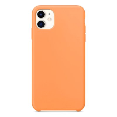 Microsonic Apple iPhone 11 Kılıf Liquid Lansman Silikon Papaya