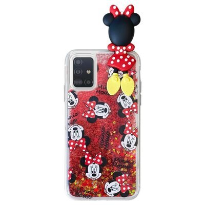 Microsonic Samsung Galaxy A71 Kılıf Cute Cartoon Minnie Mouse