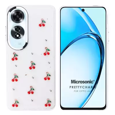 Microsonic Oppo A60 Kılıf PrettyCharm Cherry